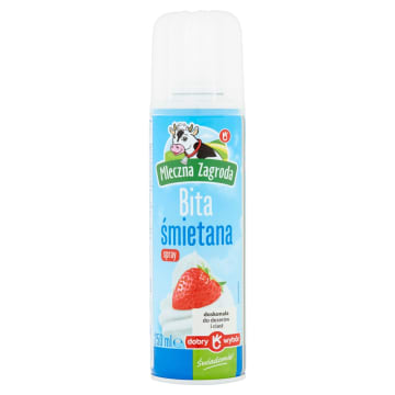 MLECZNA ZAGRODA Bita śmietana w sprayu