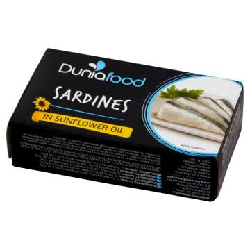 DUNIAFOOD Sardynki w oleju słonecznikowym
