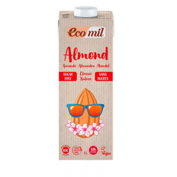 ECOMIL Almond Napój migdałowy Classic bez cukru bezglutenowy BIO