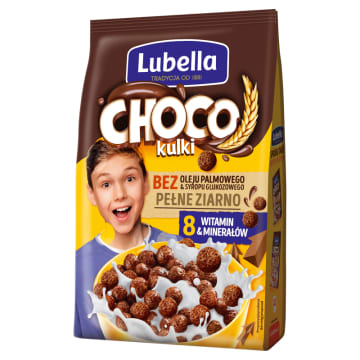 LUBELLA Choco Kulki Zbożowe kulki o smaku czekoladowym