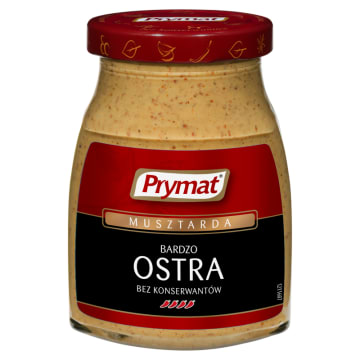 PRYMAT Musztarda bardzo ostra