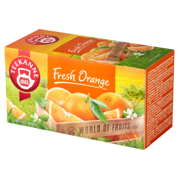 TEEKANNE World of Fruits Fresh Orange Herbata owocowa o smaku pomarańczy 20 torebek (saszetki)