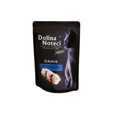 DOLINA NOTECI Junior Mokra karma dla kota - danie z dorsza