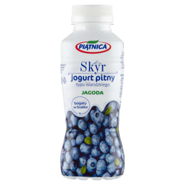 Skyr jogurt pitny typu islandzkiego jagodowy