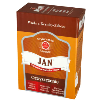 Jan Naturalna woda lecznicza oczyszczenie