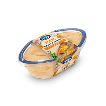 Filety śledziowe w sosie grzybowym z kurkami