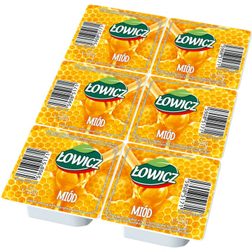 ŁOWICZ Miód nektarowy wielokwiatowy 30 szt x25 g