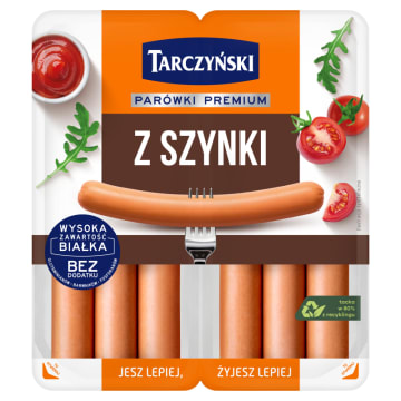 Parówki z szynki bezglutenowe