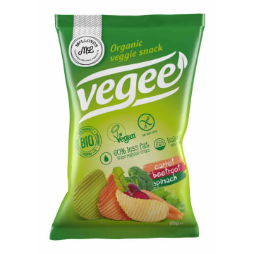 Bezglutenowe chipsy warzywne BIO