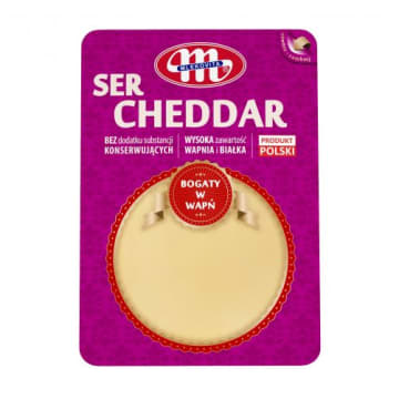 Ser Cheddar w plastrach