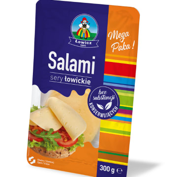 Ser Salami łowicki w plastrach