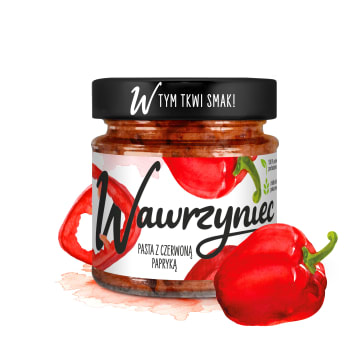 Pasta warzywna z czerwoną papryką