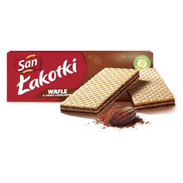 SAN Łakotki Wafle czekoladowe