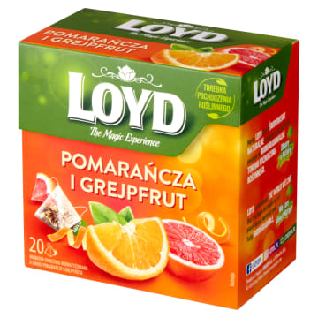 LOYD TEA Herbata Pomarańcza i Grejpfrut 20 torebek ex.