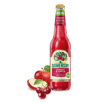 CHERRY & APPLE Napój piwny o smaku wiśni i jabłka (butelka bezzwrotna)