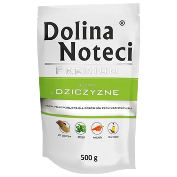 DOLINA NOTECI Mokra karma dla psa bogata w dziczyznę