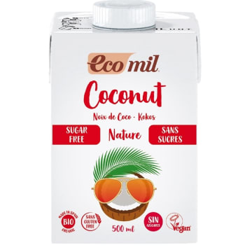 ECOMIL Napój kokosowy bez cukru bezglutenowy BIO