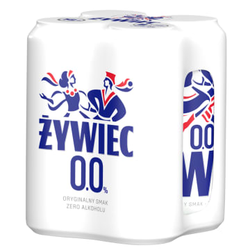 Piwo bezalkoholowe 4x500ml (puszka)