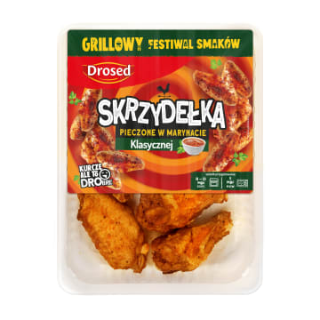 Skrzydełka pieczone w marynacie klasycznej