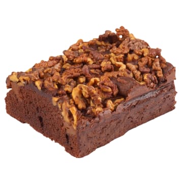 Brownie z kajmakiem i orzechami