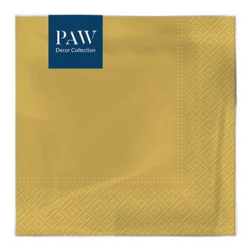 Serwetki z bibuły 3-warstwowej Monocolor gold 20 szt.