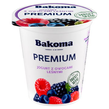 Jogurt z owocami leśnymi