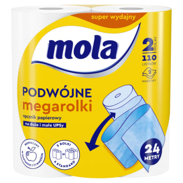 MOLA Ręcznik papierowy Podwójne Megarolki