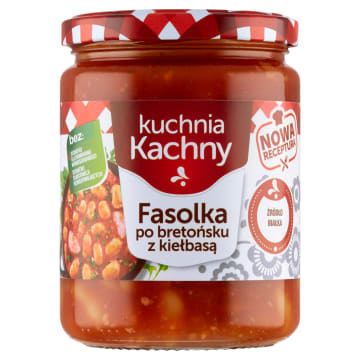 KUCHNIA KACHNY Fasolka po bretońsku z kiełbasą