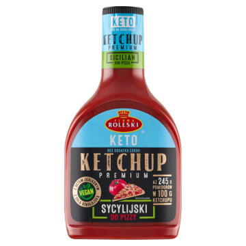 ROLESKI KETO Ketchup sycylijski do pizzy (bez dodatku cukru)