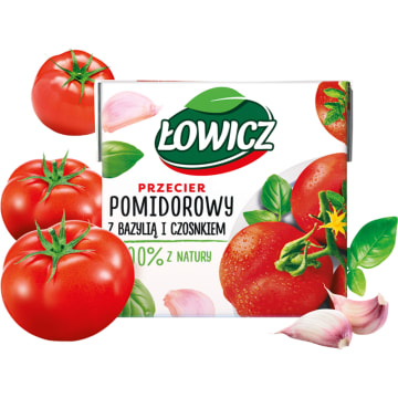 ŁOWICZ Przecier pomidorowy z bazylią i czosnkiem