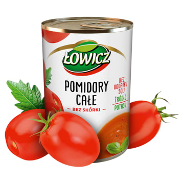ŁOWICZ Pomidory całe bez skórki