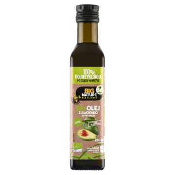 BIG NATURE Olej z awokado (tłoczony na zimno) BIO