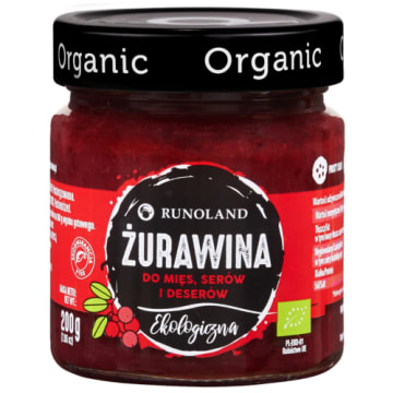RUNOLAND Żurawina - do mięs, serów i deserów BIO