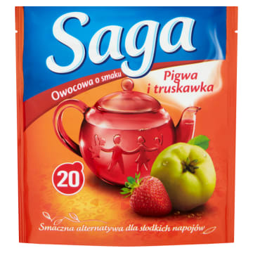 Herbata owocowa - pigwa i truskawka 20 torebek ex.
