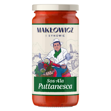 MAKŁOWICZ I SYNOWIE Sos włoski a'la Puttanesca (z dodatkiem kaparów)