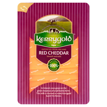 Ser cheddar Red, plastry