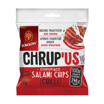 Chrup'us salami chips chilli