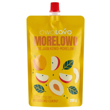 OWOLOVO Mus jabłkowo morelowy