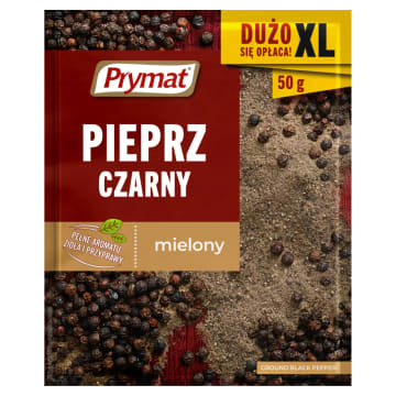 PRYMAT Pieprz czarny mielony XL