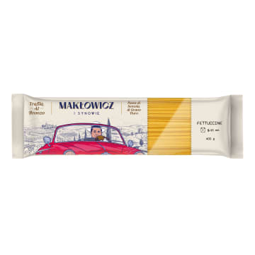 MAKŁOWICZ I SYNOWIE Makaron Fettuccine (z semoliny z pszenicy durum)