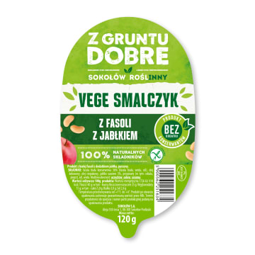 Smalczyk z fasoli z jabłkiem