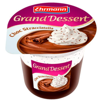 Deser mleczny stracciatella