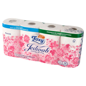 FOXY Jedwab Papier toaletowy 8 rolek