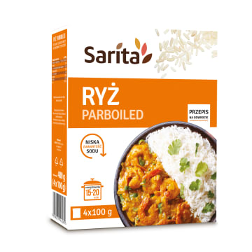 SARITA Ryż biały parboiled (4x100g)