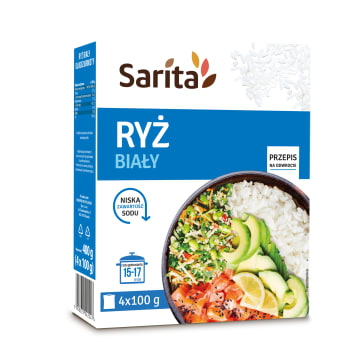 SARITA Ryż biały (4x100g)