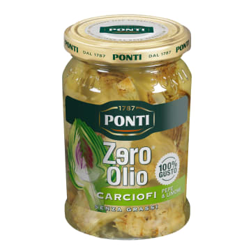 Karczochy z pieprzem i cytryną w zalewie Zero Olio