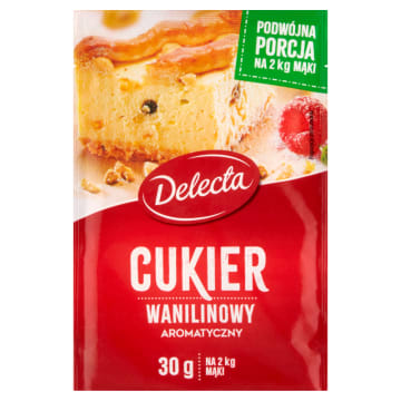 DELECTA Cukier wanilinowy (na 2kg mąki)