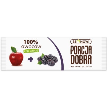 PORCJA DOBRA Przekąska jabłkowo-jeżynowa