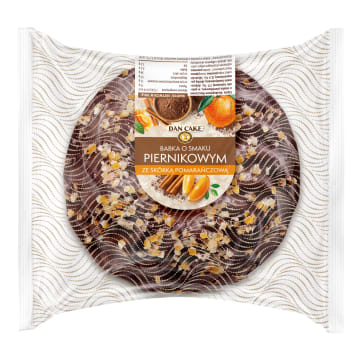 Babka piernikowa w polewie kakaowej ze skórką pomarańczową