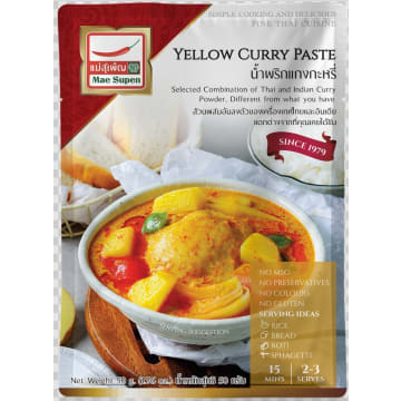 Pasta curry żółta